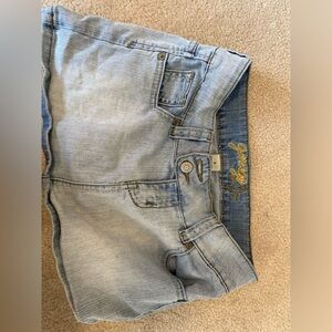 Vintage Garage mini denim skirt